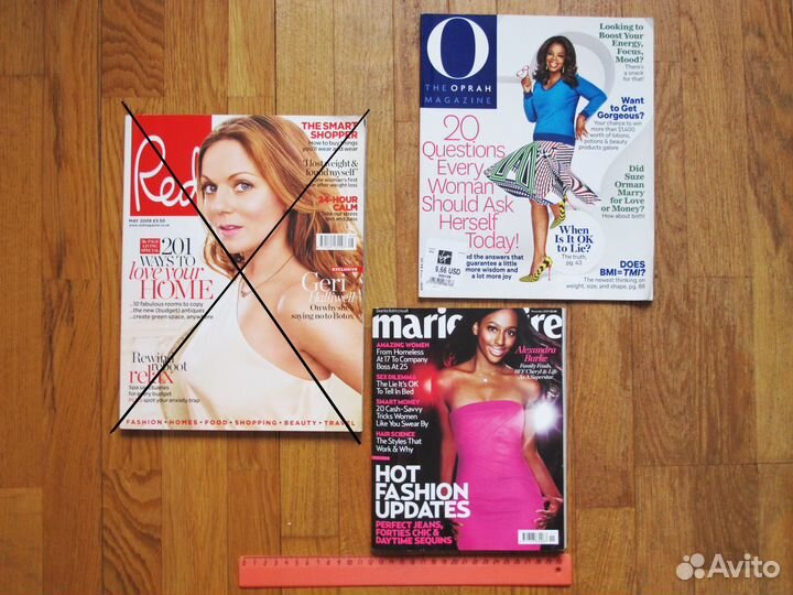 Журналы glamour, cosmo и др. на англ, франц