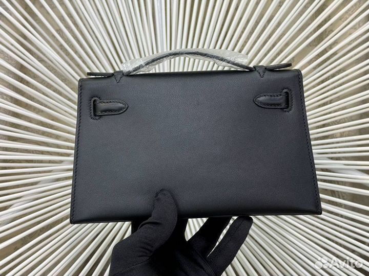 Сумка Hermes Kelly pochette 22 Swift Black