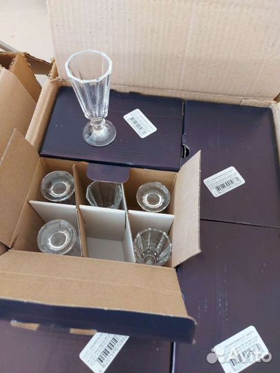 Рюмки лафитники новые