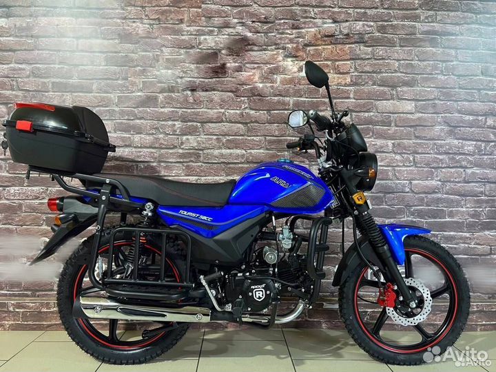 Мопед rockot alpha tourist M-11 (синий глянцевый)