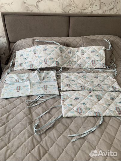 Бортики стеганые из турецкого ранфорса