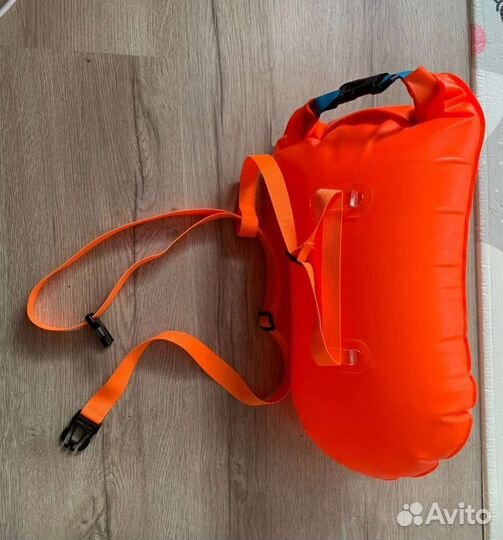 Плавающая сумка буй, с поясным ремнём для плавания