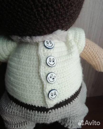 Вязанные игрушки ручной работы (мишка тильда)