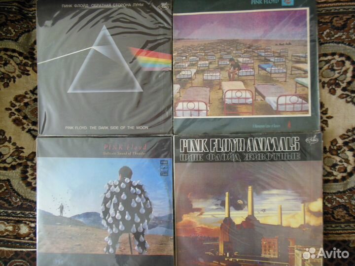 Pink Floyd 4 альбома NM/NM, EX/EX