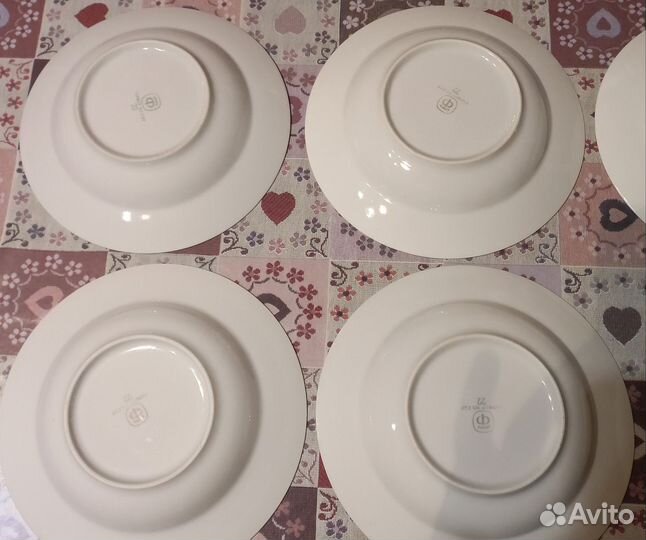 Набор фарфоровых тарелок ГДР 6 шт