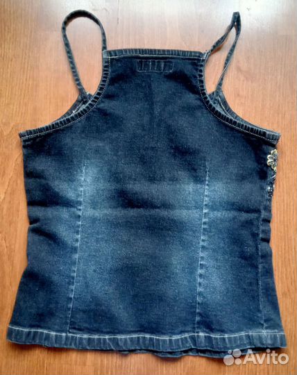 Джинсовый топ