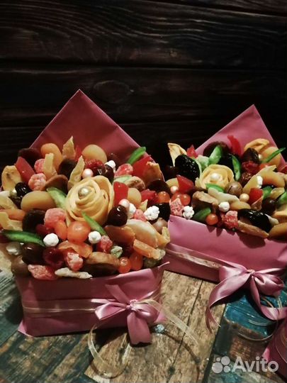 Съедобные букеты из сухофруктов день учителя