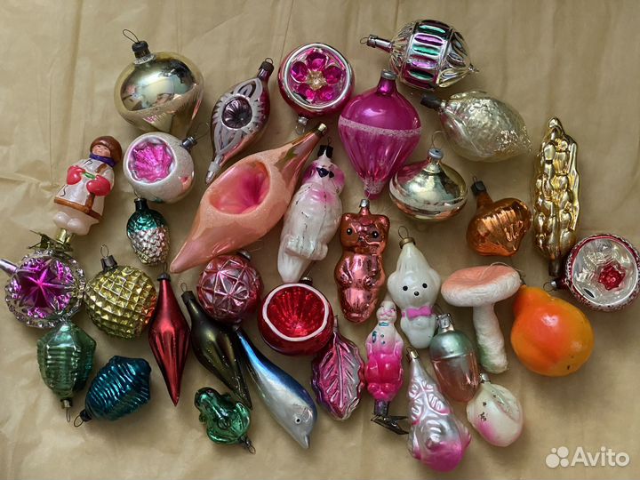 Ёлочные игрушки СССР