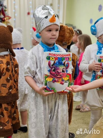 Костюм снеговика 116 для мальчика