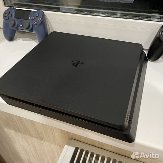 Sony playstation 4 slim 1tb 2 геймпада