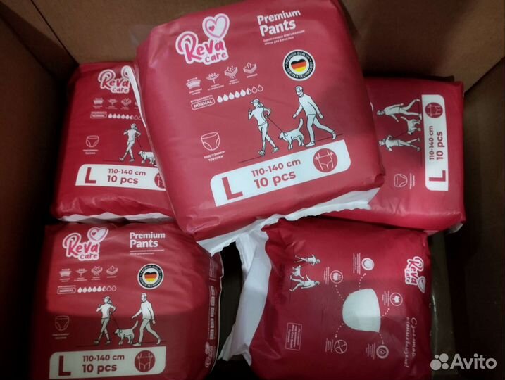 Трусы подгузники Reva Care размер 3L, 110-140 см