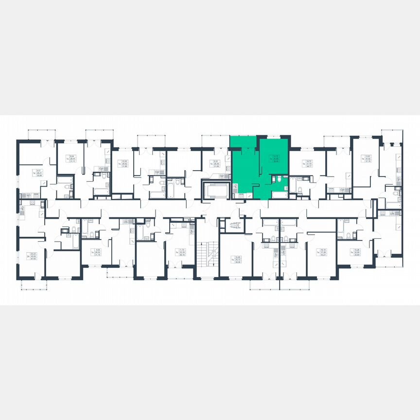1-к. квартира, 36,7 м², 2/8 эт.