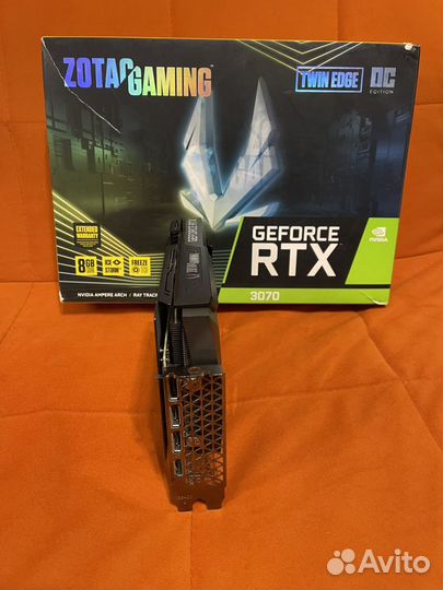 Видеокарта RTX 3070 6gb Zotac