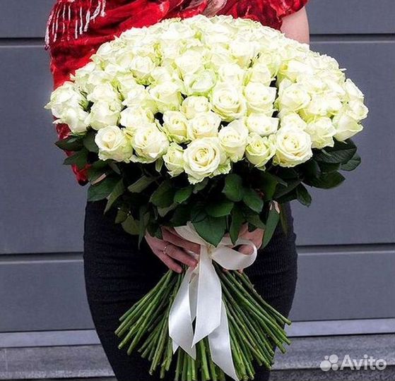 Розы высокие Доставка цветов