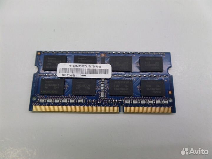 В ноутбук Hynix DDR3 8GB (2 x 4GB ) 1333 MHz ддр3