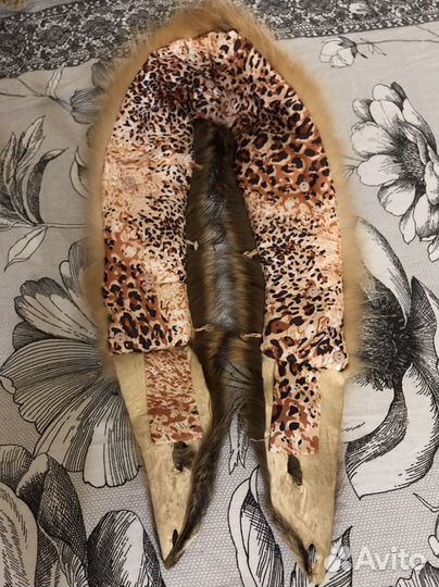 Меховой воротник-лиса