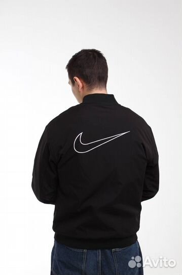 Бомбер Nike двухсторонний black