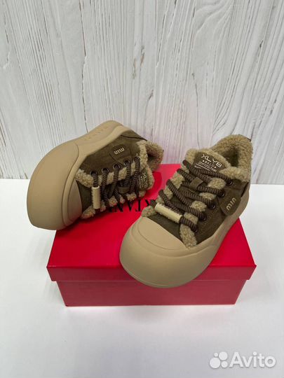 Кеды тёмный беж