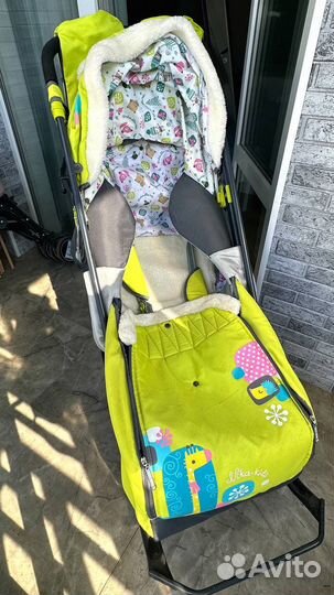 Детские санки коляска