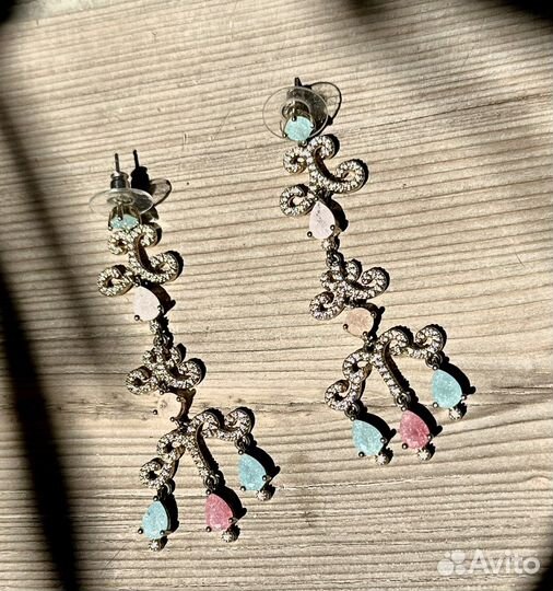 Серьги вау эффект