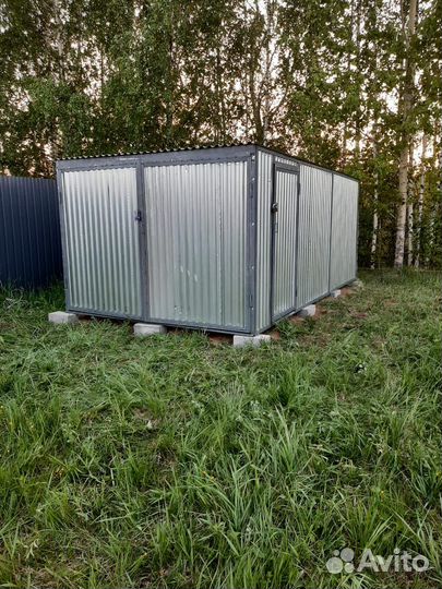 Гараж Хозблок односкатный