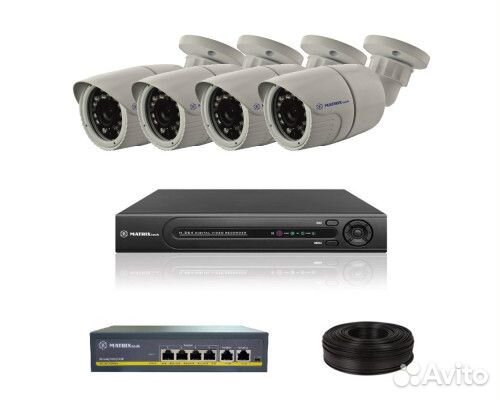 Ресивер видеонаблюдения с 4 ip camera купить в Нижнем Новгороде ...