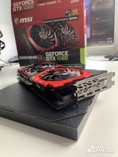 Видеокарта gtx 1060 6gb MSI Gaming X