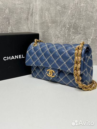 Сумка chanel натуральная кожа