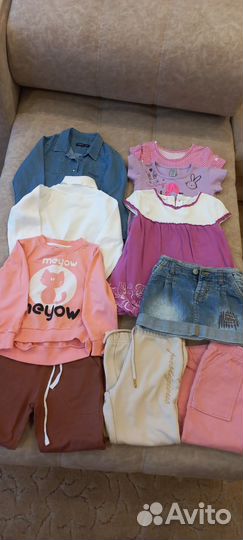 Вещи пакетом на девочку 98-104