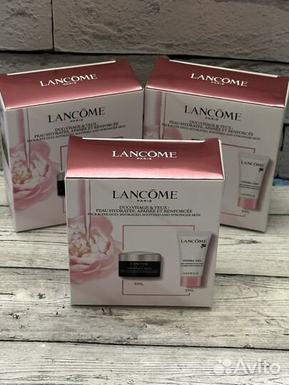 Lancome Набор уход глаза+лицо