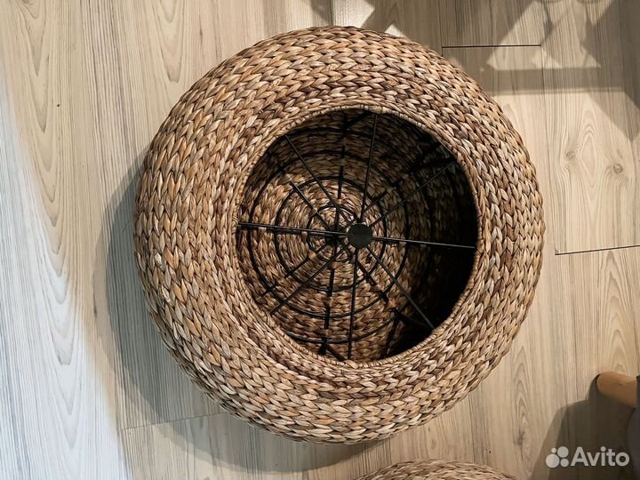 Плетенные сидушки икея