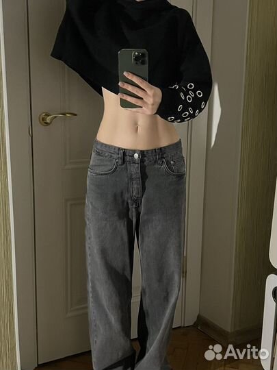 Джинсы широкие