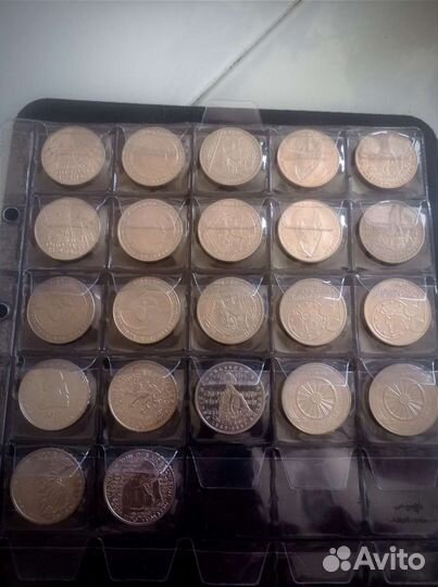 Серебряные монеты фрг