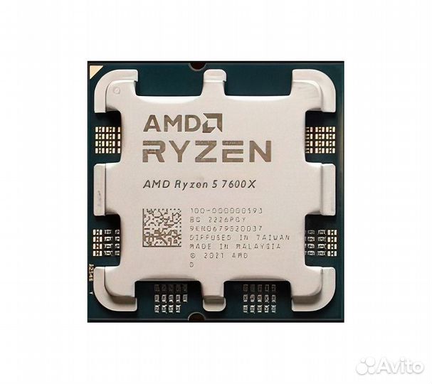 Процессор AMD Ryzen 5 7600X AM5 OEM, 100-000000593
