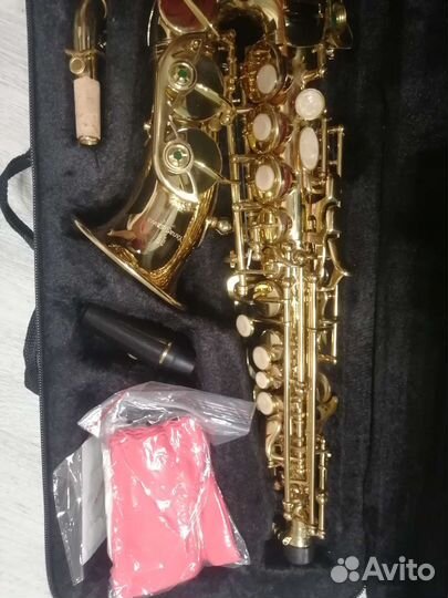 Саксофон гнутый сопрано фирмы Yanagisawa