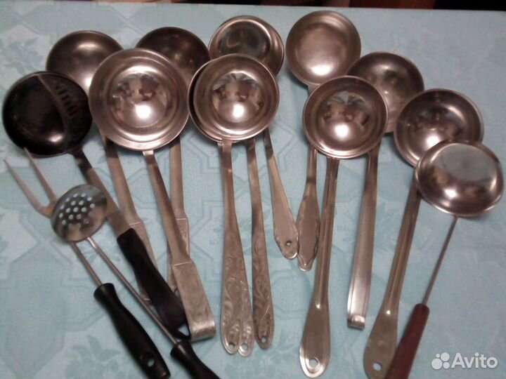 Половник шумовка лопатка нержавейка СССР