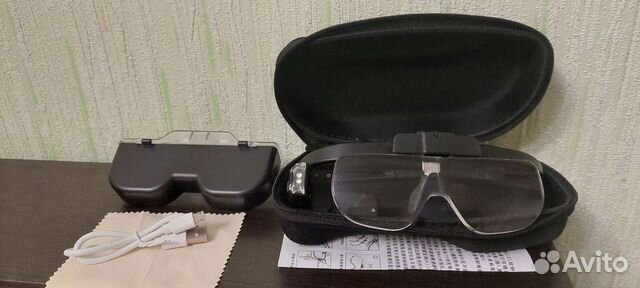 Очки лупа с подсветкой