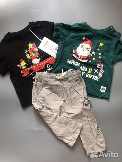 Вещи пакетом на мальчика 80-86 (12-18мес)