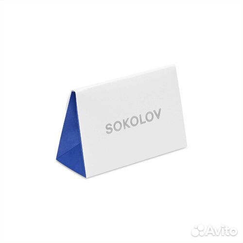 Браслет sokolov из серебра, 93050186, р.18