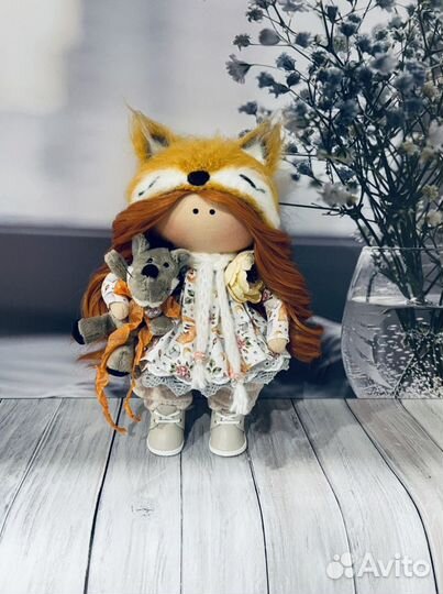 Кукла Тильда Лисичка