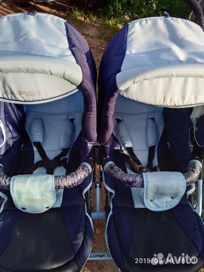 Коляска для двойни