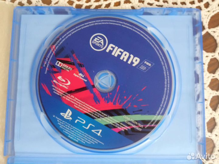 Диск Fifa 19 и Driveclub