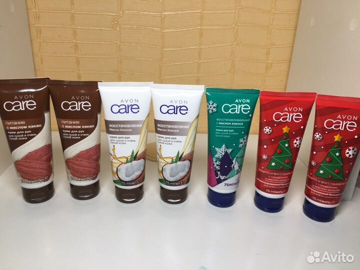 Ухаживающие средства для лица, тела,гели Avon