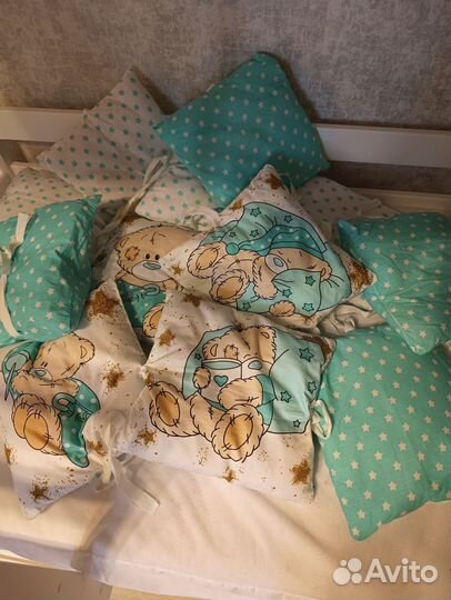 Подушка бортики для кроватки