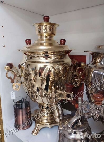 Новый самовар на дровах 