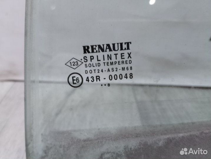 Стекло двери заднее левое Renault Scenic K9K 2008