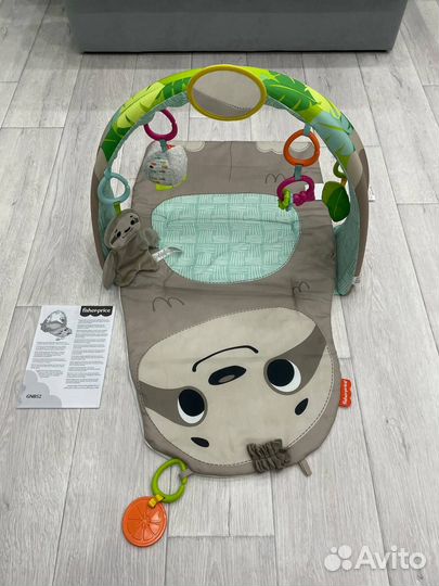 Коврик развивающий Fisher Price Ленивец