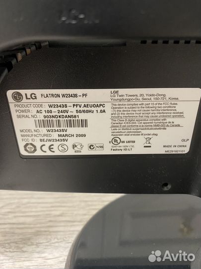 Монитор LG flatron