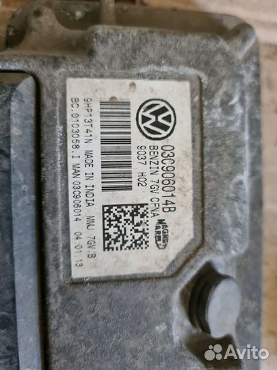 Эбу двигателем Volkswagen Polo 2013 1.6 МКПП