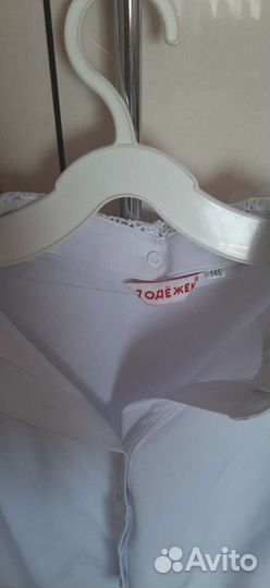 Рубашка школьная для девочки 140 146